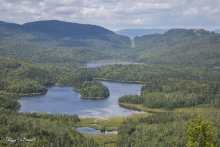 Domaine du GrandR vue depuis le mont Ouareau