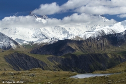 Lac Guichard sur fond des aiguilles d'Arves